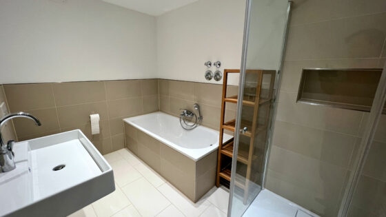 Ein Blick ins Badezimmer